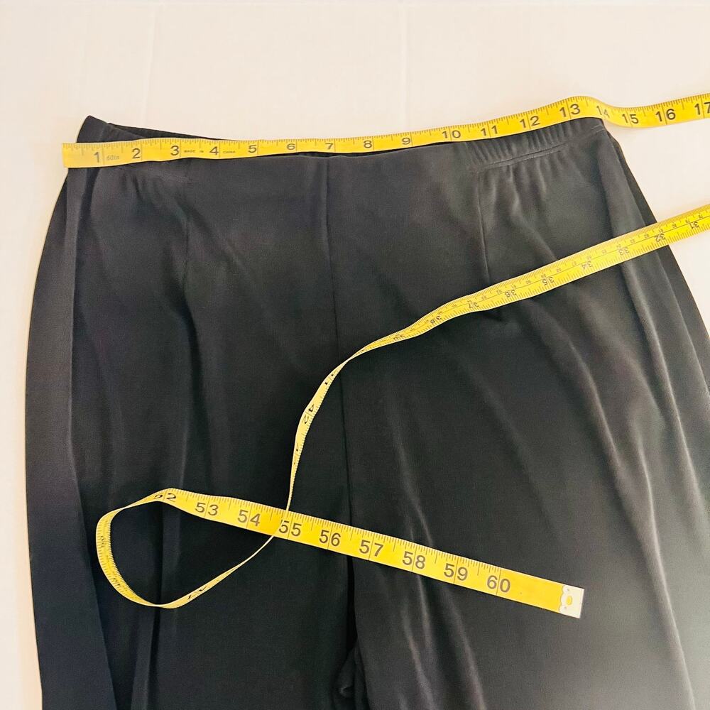 Chico’s Additions Pull On Straight Leg Pants Size L Large Black - Picture 5 of 9